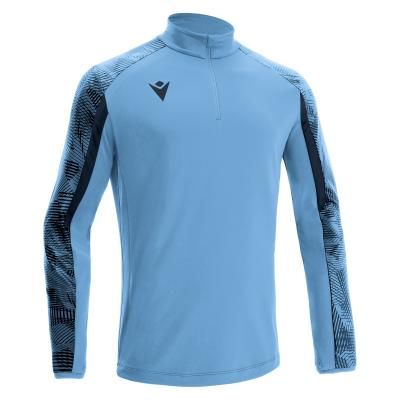 Толстовка тренировочная MACRON NARYN TRAINING 1/4 ZIP TOP COLUMBIA/NAVY