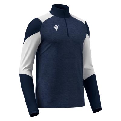 Толстовка тренировочная MACRON IZEL TRAINING 1/4 ZIP TOP NAVY/WHITE
