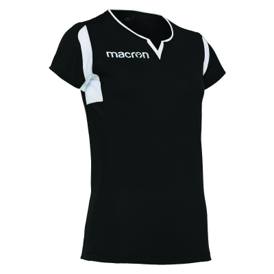 Футболка спортивная MACRON FLUORINE SHIRT BLACK/WHITE