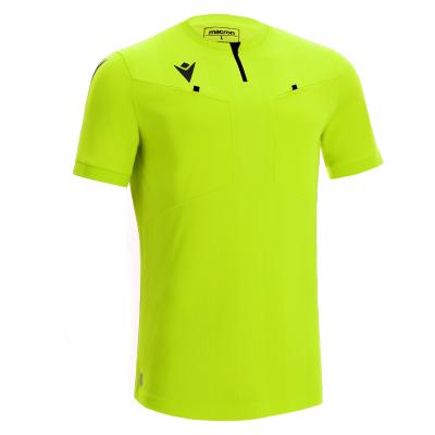 Футболка судейская проф. MACRON DIENST ECO SHIRT NEON YELLOW/BLACK