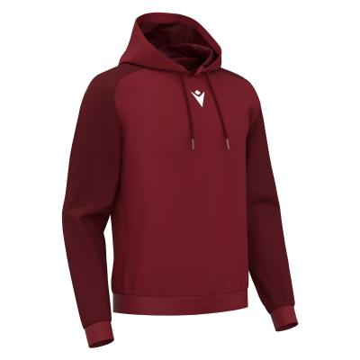 Худи спортивное MACRON HORN HOODY POLY CARDINAL/DARK CARDINAL