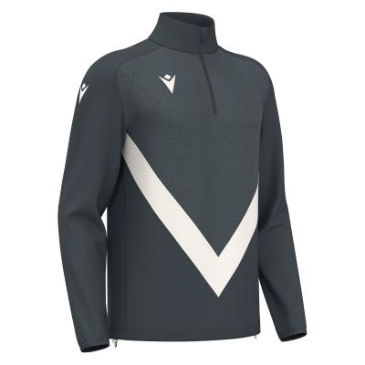 Толстовка тренировочная MACRON ANDUIN TRAINING 1/4 ZIP TOP ANTHRACITE/OFFWHITE