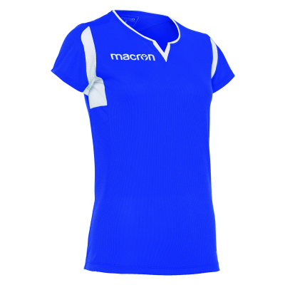 Футболка спортивная MACRON FLUORINE SHIRT ROYAL BLUE/WHITE
