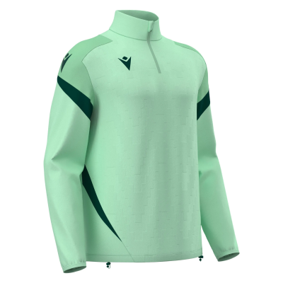 Толстовка тренировочная HOLLOW TRAINING 1/4 ZIP TOP MINT/ BOTTLE GREEN