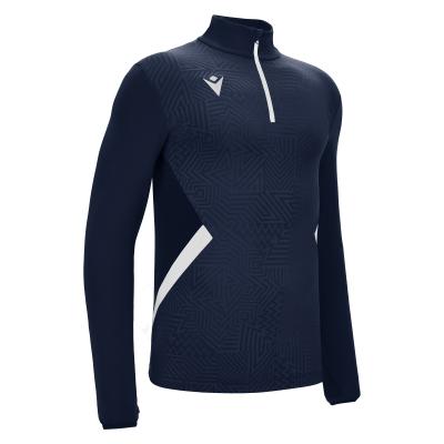 Толстовка тренировочная MACRON FRASER TRAINING 1/4 ZIP TOP NAVY/WHITE