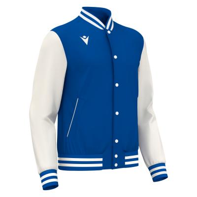 Куртка спортивная MACRON FIDDLE VARSITY COLLEGE JACKET ROYAL BLUE/OFFWHITE