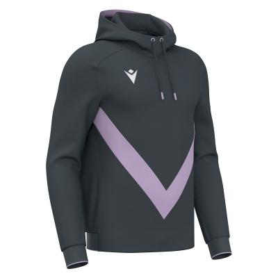Худи спортивное MACRON FENDERS HOODED SWEATSHIRT ANTHRACITE/LILAC