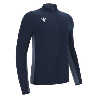 Олимпийка спортивная MACRON RECORD FULL ZIP 3D TOP NAVY/LIGHT NAVY