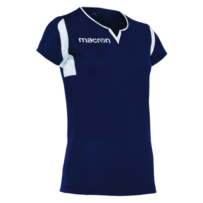Футболка спортивная MACRON FLUORINE SHIRT NAVY/WHITE