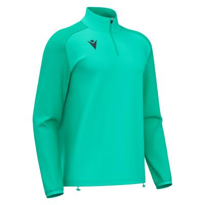 Толстовка тренировочная MACRON ISEN 1/4 ZIP TOP TURQUOISE/DARK TURQUOISE