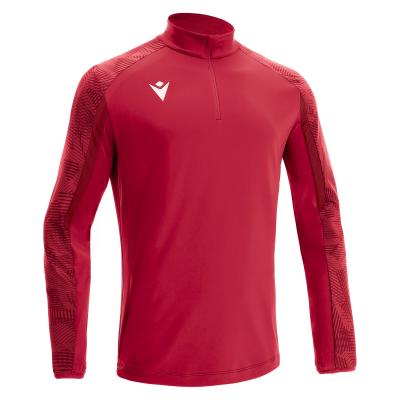 Толстовка тренировочная MACRON NARYN TRAINING 1/4 ZIP TOP RED/DARK RED
