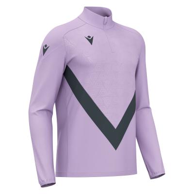 Толстовка тренировочная MACRON YARUGA TRAINING 1/4 ZIP TOP LILAC/ANTHRACITE