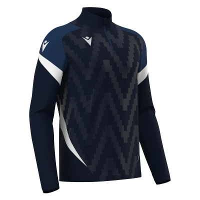 Толстовка тренировочная STARFALL TRAINING 1/4 ZIP TOP NAVY/WHITE