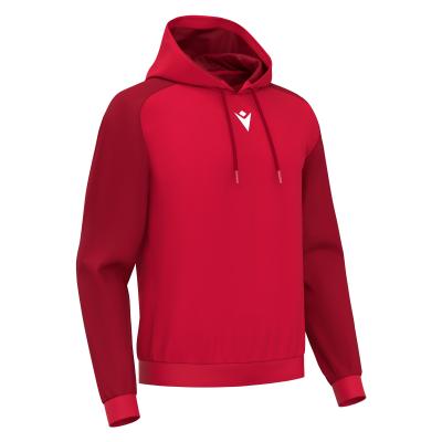 Худи спортивное MACRON HORN HOODY POLY RED/DARK RED