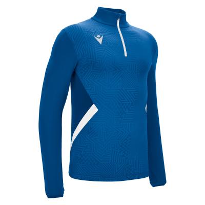 Толстовка тренировочная MACRON FRASER TRAINING 1/4 ZIP TOP ROYAL BLUE/WHITE