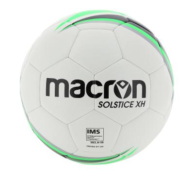 Мяч футбольный тренировочный MACRON SOLSTICE XH FOOTBALL TRAINING BALL N.5 (IMS) WHITE/GREEN