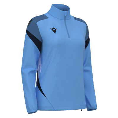Толстовка тренировочная женская LEONA TRAINING 1/4 ZIP TOP INDIGO SKY/NAVY