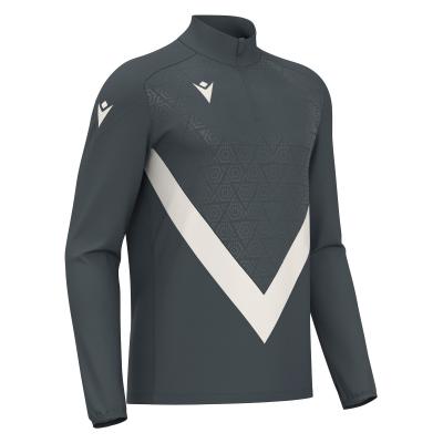 Толстовка тренировочная MACRON YARUGA TRAINING 1/4 ZIP TOP ANTHRACITE/OFFWHITE