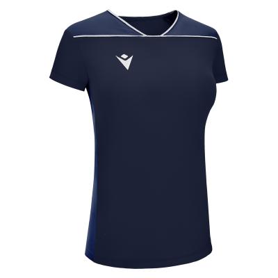 Футболка спортивная женская MACRON ZINC SHIRT NAVY/LIGHT NAVY/WHITE