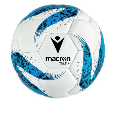 Мяч футбольный тренировочный MACRON TULE XI N.4 BALL WHITE/NEON BABY BLUE