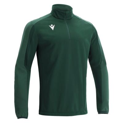 Толстовка тренировочная MACRON ARNO TRAINING 1/4 ZIP TOP BOTTLE GREEN/LIGHT BOTTLE GREEN