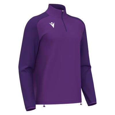 Толстовка тренировочная MACRON ISEN 1/4 ZIP TOP PURPLE/ DARK PURPLE