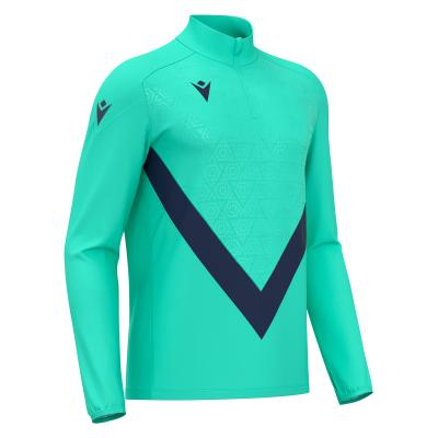 Толстовка тренировочная MACRON YARUGA TRAINING 1/4 ZIP TOP TURQUOISE/NAVY