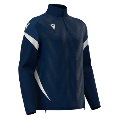 Толстовка тренировочная HOLLOW TRAINING 1/4 ZIP TOP NAVY/WHITE