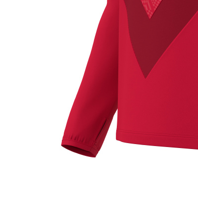 Толстовка тренировочная MACRON YARUGA TRAINING 1/4 ZIP TOP RED/DARK RED
