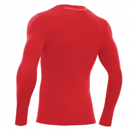Футболка спортивная MACRON PERFORMANCE LONG-SLEEVES TOP RED