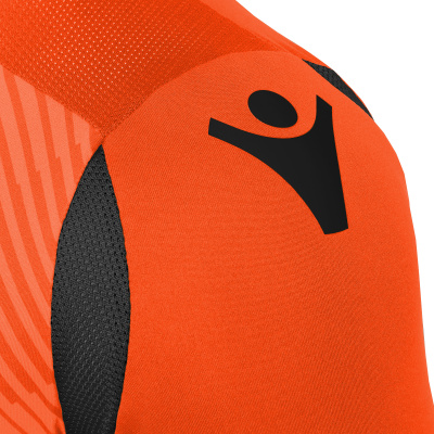Футболка спортивная MACRON HERCULES SHIRT ORANGE/BLACK