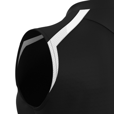 Футболка спортивная женская MACRON FROSTMOOR SHIRT BLACK/WHITE