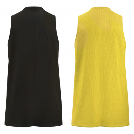 Майка спортивная MACRON IDAHO JERSEY REVERSIBLE BLACK/YELLOW