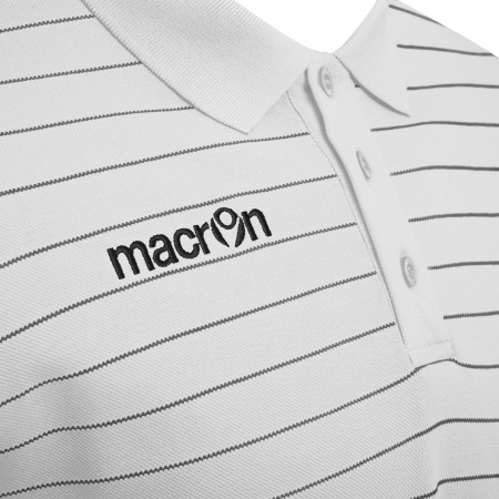 Поло парадное MACRON JUNGLE POLO WHITE/ANTHRACITE