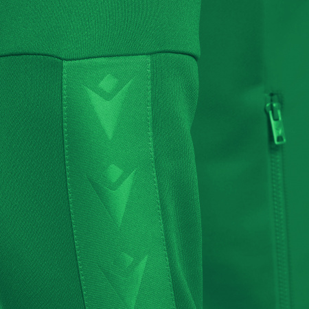 Олимпийка парадная MACRON SHIVA MICROFIBER FULL ZIP TOP GREEN/BLACK