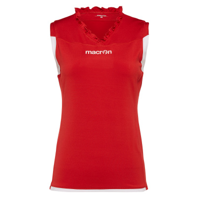 Майка спортивная MACRON XENON SLEEVELESS SHIRT RED/WHITE