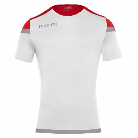 Футболка спортивная MACRON TITAN SHIRT WHITE/RED