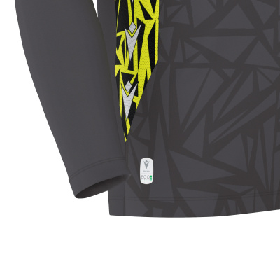 Футболка спортивная MACRON CORVUS ECO GK SHIRT ANTHRACITE/NEON YELLOW