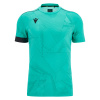 Футболка спортивная MACRON JUAN III ICON MATCH DAY SHIRT AQUA/BLACK