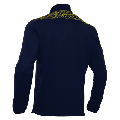 Толстовка тренировочная MACRON TAGUS 1/4 ZIP TOP NAVY/YELLOW