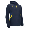 Олимпийка спортивная MACRON TIAMAT FULL LENGTH ZIP TOP NAVY/YELLOW