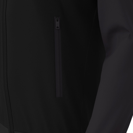 Олимпийка парадная MACRON ANUBIS FULL LENGTH ZIP TOP BLACK/DARK GREY