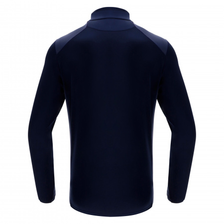 Толстовка тренировочная MACRON IOLITE TRAINING 1/4 ZIP TOP NAVY/LIGHT NAVY