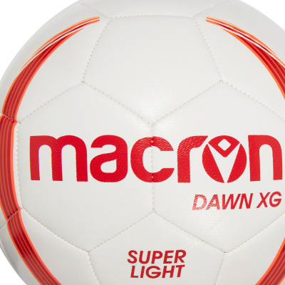 Мяч футбольный тренировочный MACRON DAWN XG N.4 BALL SUPER LIGHT 290GR. WHITE/RED