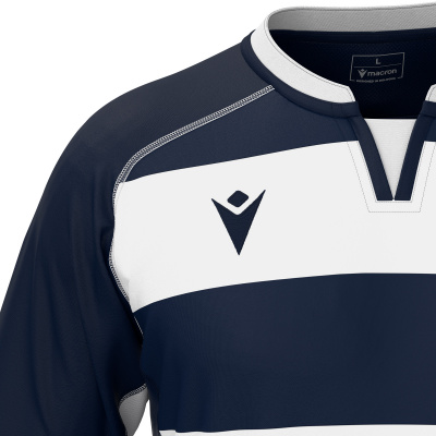 Регбийка игровая MACRON ALABASTER SHIRT NAVY/WHITE