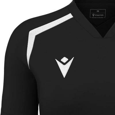 Футболка спортивная женская MACRON ANDURIL SHIRT BLACK/WHITE