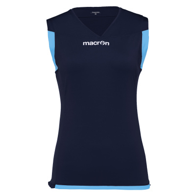 Майка спортивная MACRON MERCURY SLEEVELESS SHIRT NAVY/COLUMBIA