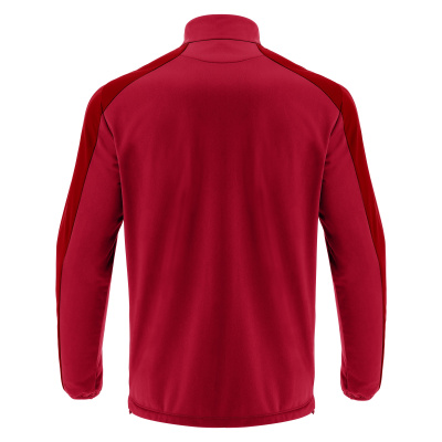 Толстовка тренировочная MACRON ARNO TRAINING 1/4 ZIP TOP RED/DARK RED