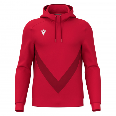Худи спортивное MACRON FENDERS HOODED SWEATSHIRT RED/DARK RED