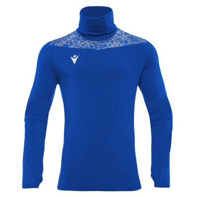 Толстовка тренировочная MACRON KOLYMA TURTLENECK TOP ROYAL BLUE/WHITE